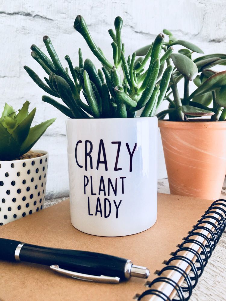 Crazy Plant lady Plant Pot