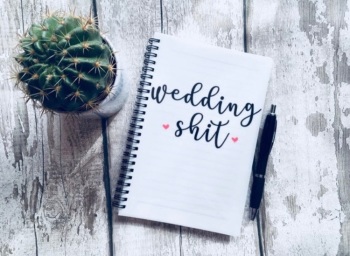 Wedding shit notebook