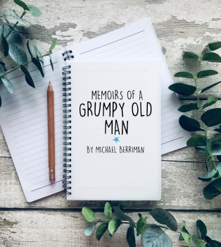 Memoirs of a Grumpy old man A5 Notebook