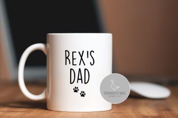 Personalised Dog Dad or Dog Mum mug