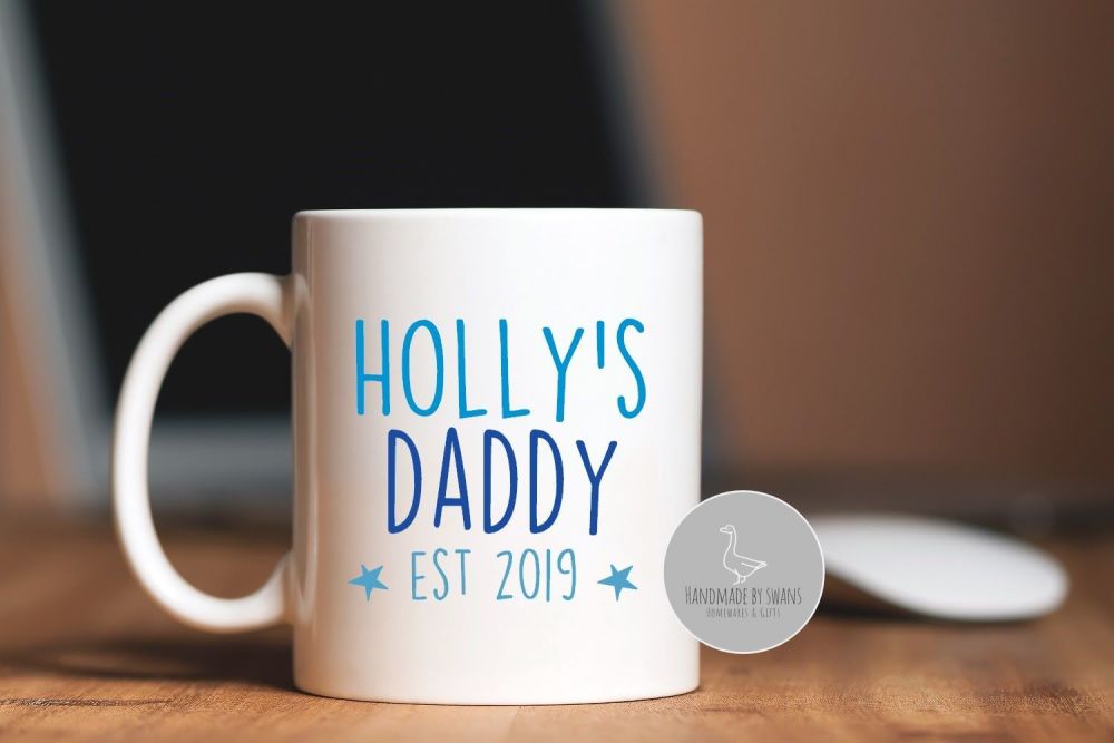 Personalised Dad Est mug