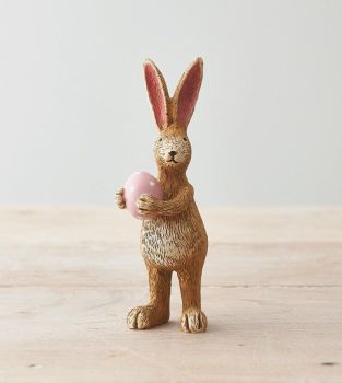 Standing Rabbit with pink egg