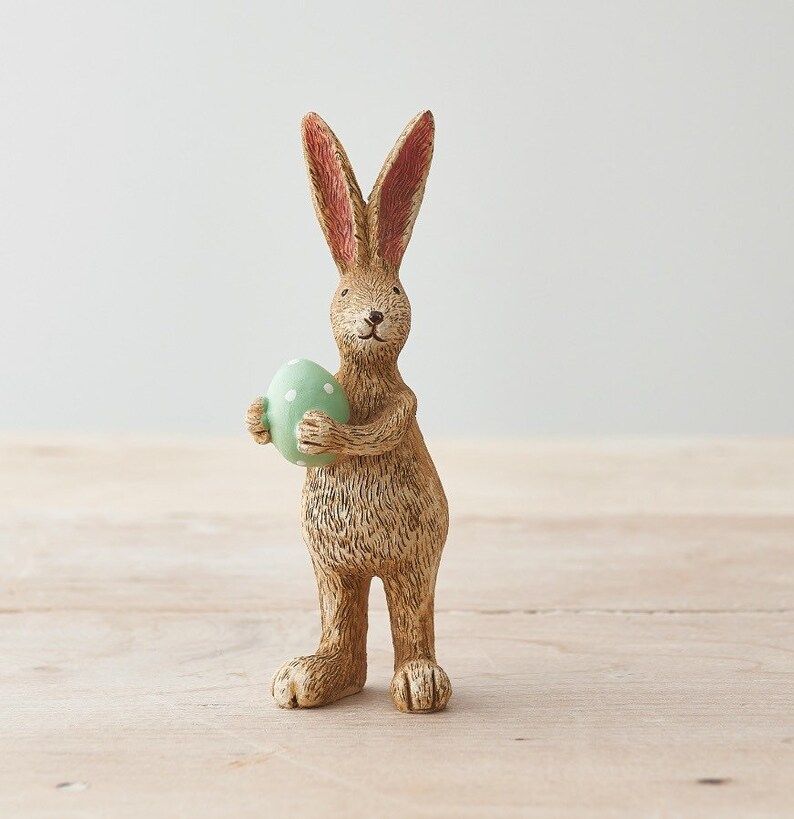Standing Rabbit with egg