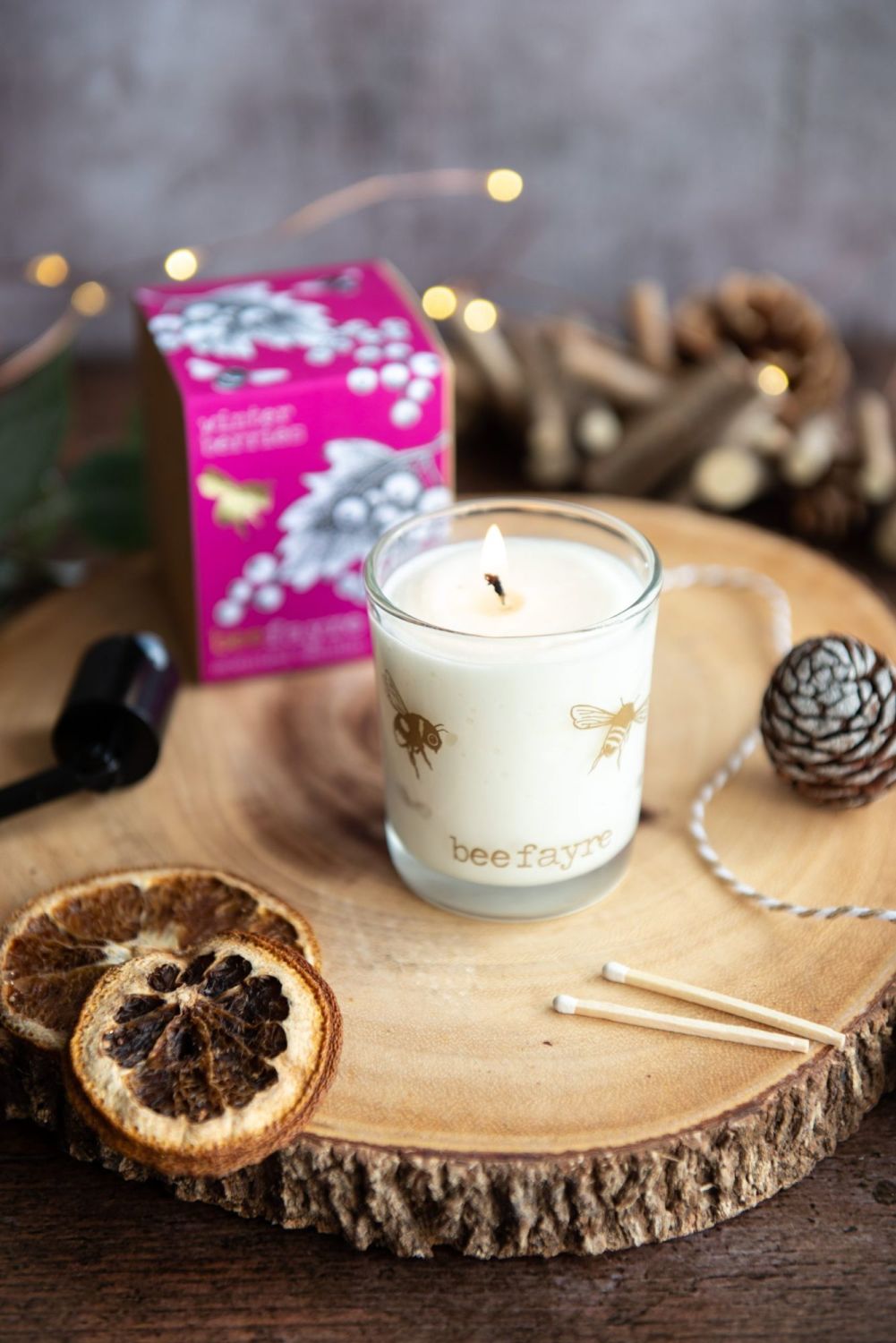 Winter Berries Votive Candle