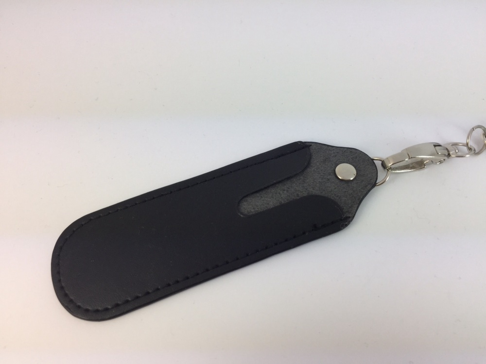 Black Faux Leather E-Cig Holder