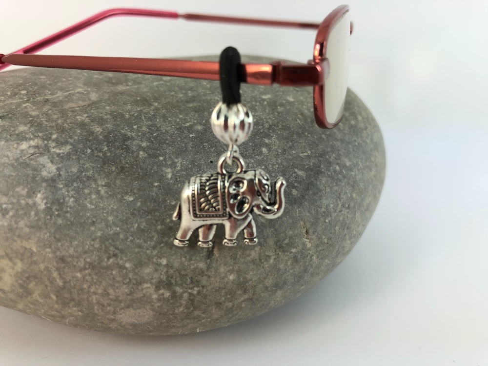 Elephant Glasses Charm