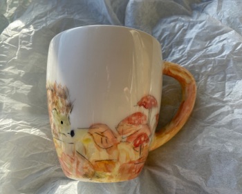 Ceramic mug Hedgehog 