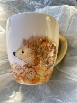 Ceramic mug -Hedgehog mug 