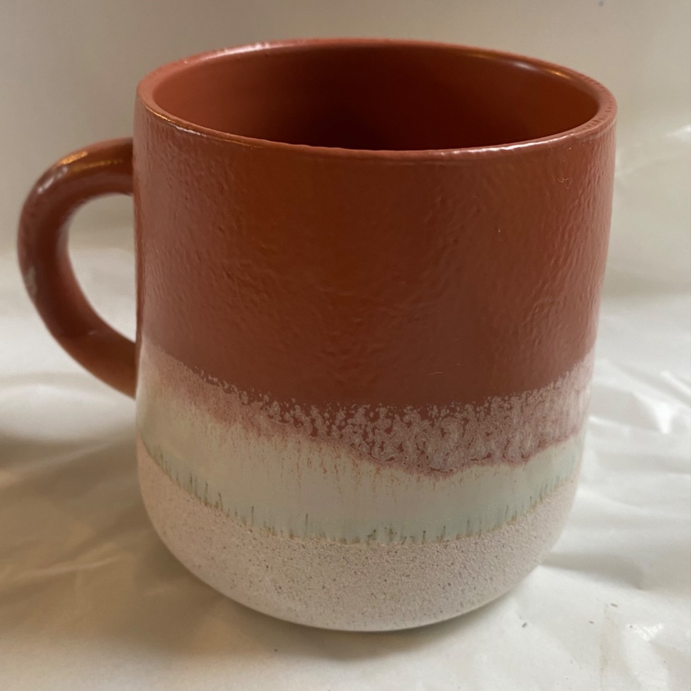 Terracotta glaze mug