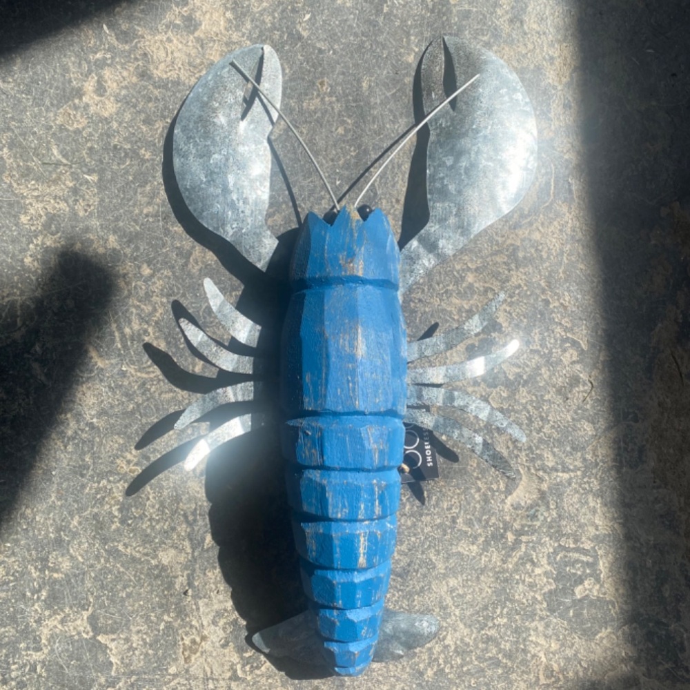 Blue Wall Art Lobster