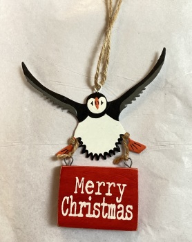 Merry Christmas puffin
