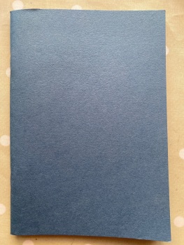 A5 blue cover sketchbook