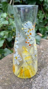 Vase - wildflowers and daisies