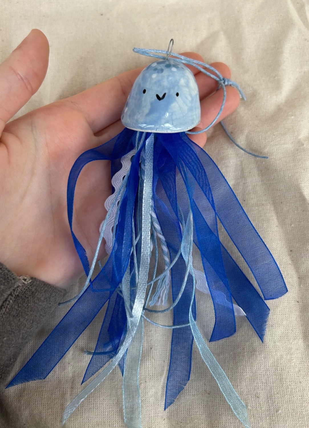 Blue jellyfish