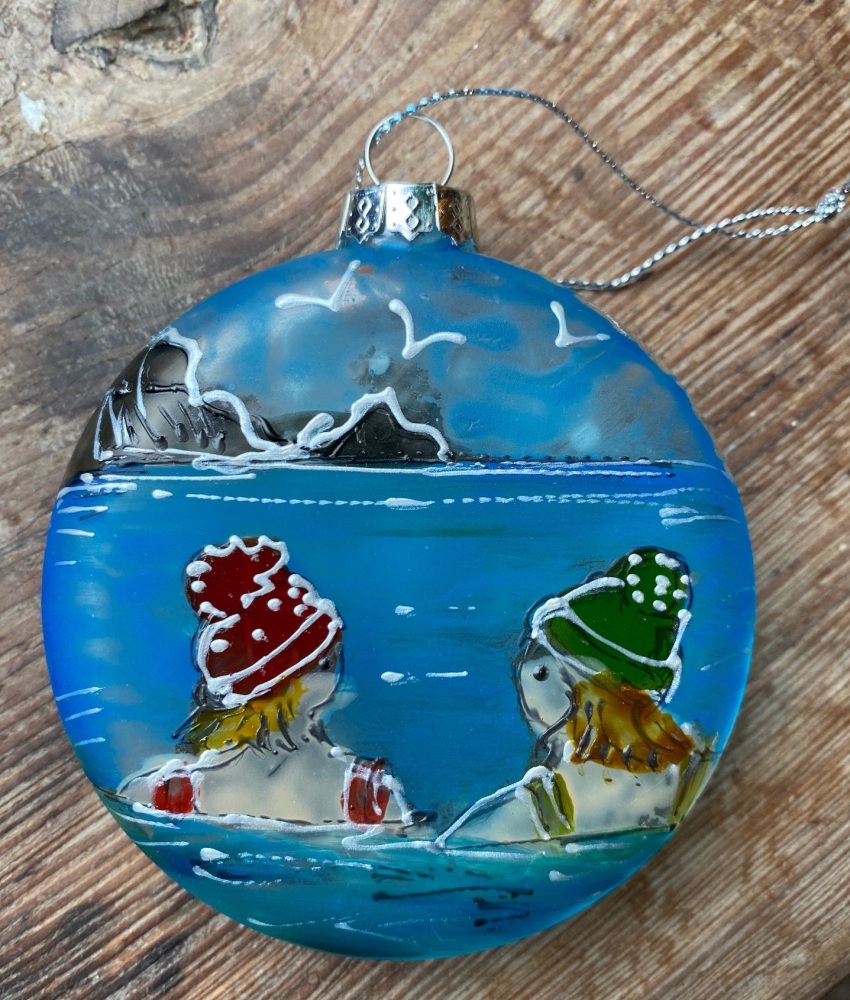 Lee Bay wild swimmer bauble