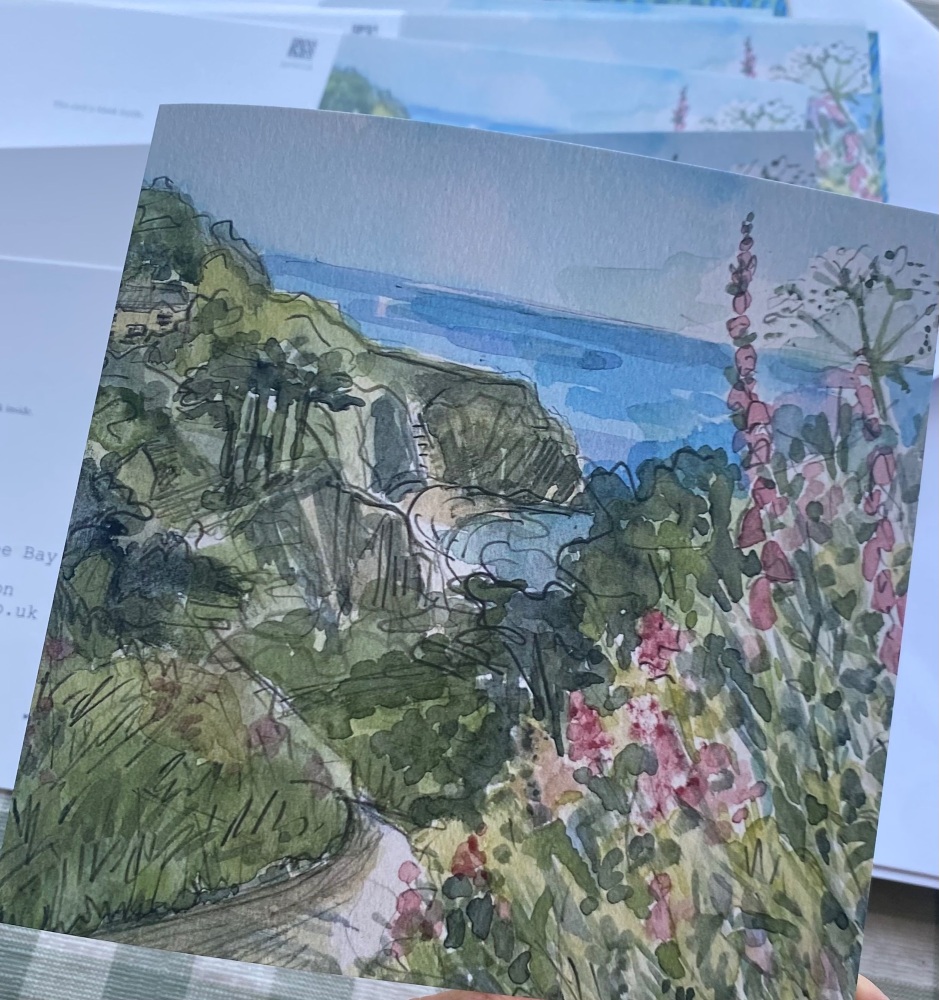 Coast path to lee bay