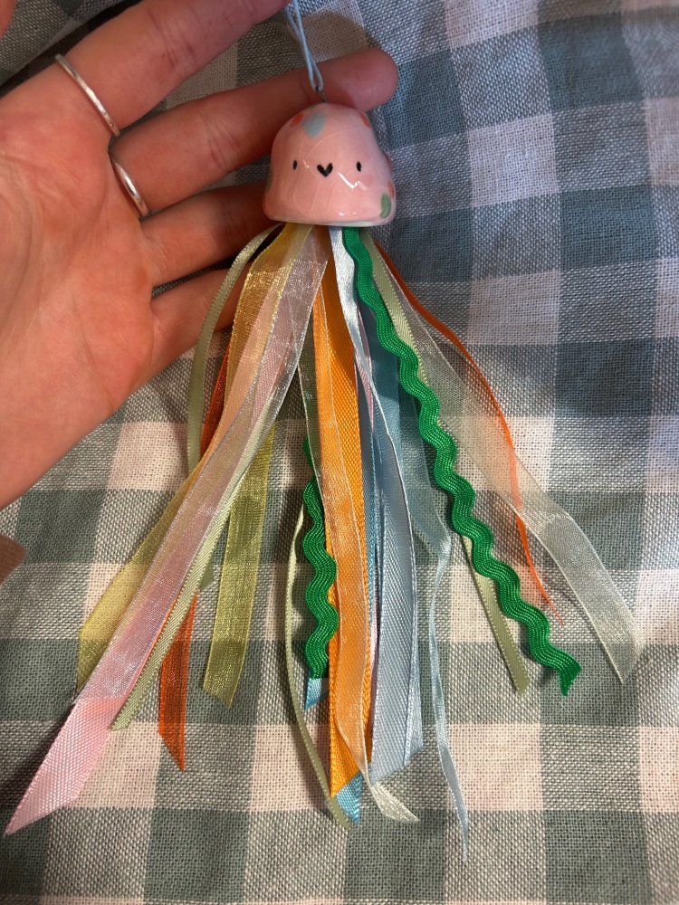 Pink jellyfish