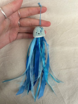 Light blue jellyfish