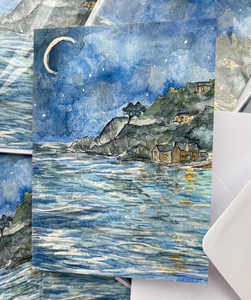 Starry,starry night Lee bay Card