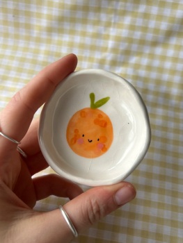 Orange dish