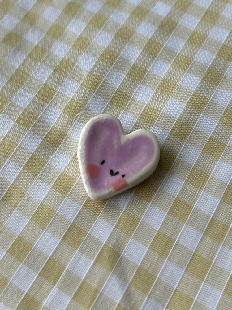 Purple heart magnet