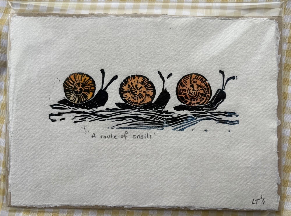A route of snails
