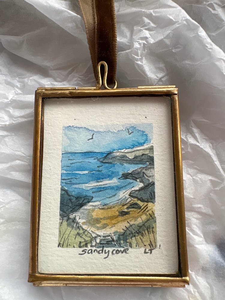 Mini painting Sandy Cove