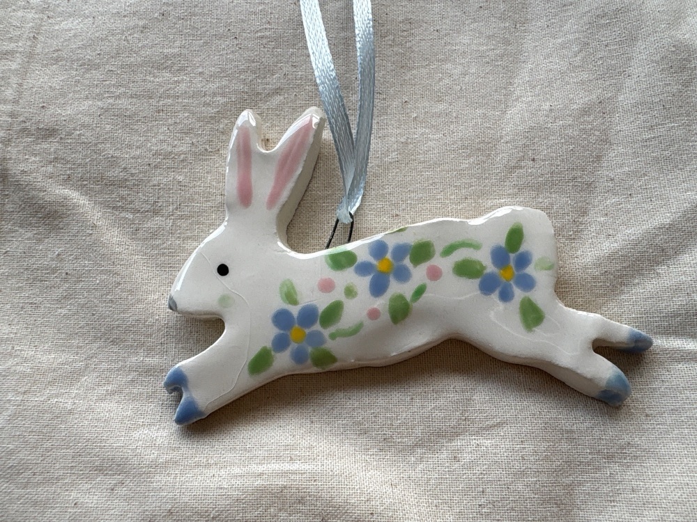 Spring Hare - pale blue