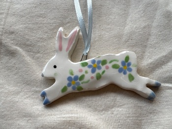 Spring Hare - pale blue
