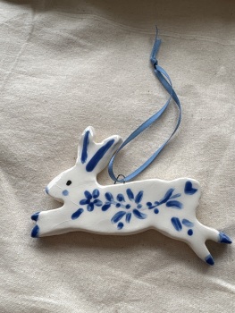 Spring hare - dark blue