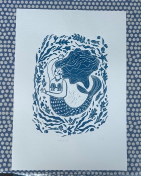 Mermaid ( dark blue)