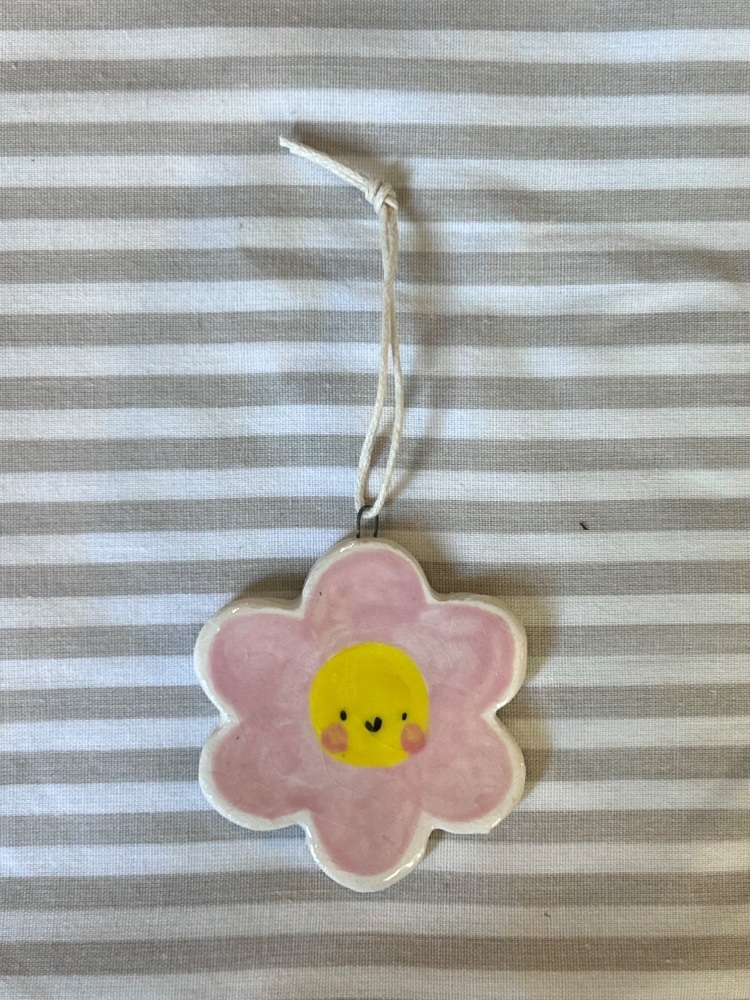 Flower hanger ( pink )