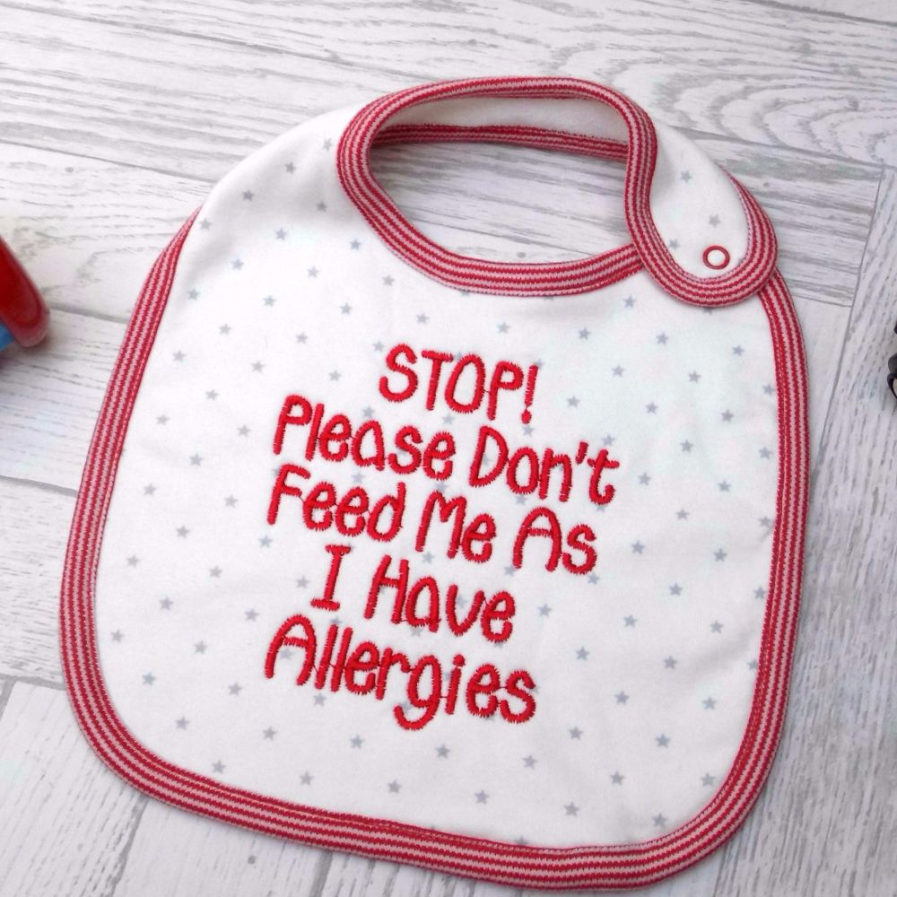 Allergy Awareness Bib