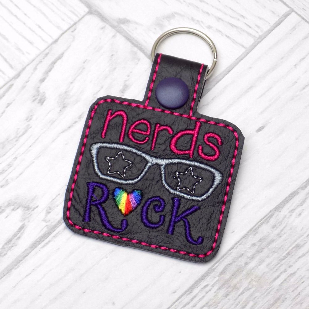 Nerds Rock Keyring