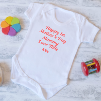 Personalised My 1st Mother's Day Baby Vest