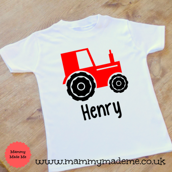 Personalised Tractor T-Shirt