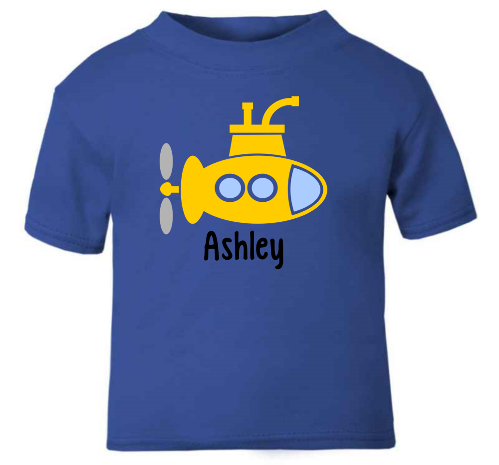 Personalised Submarine T-Shirt