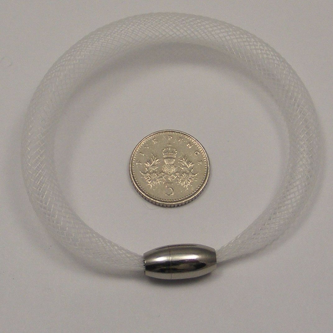 (12) 8mm Crin - White