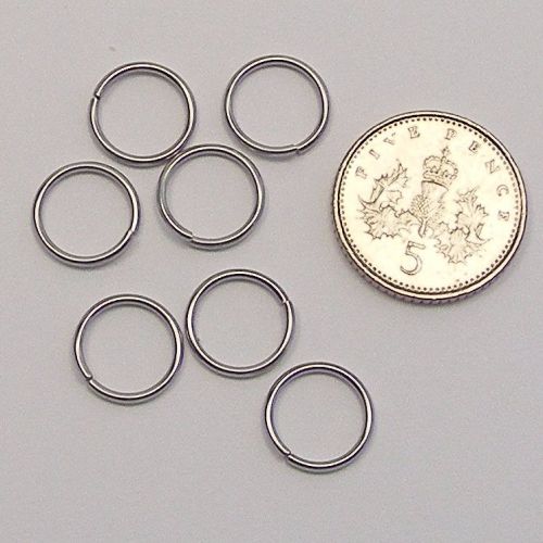<!--024-->Stainless Steel Jump rings - 10mm