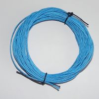 (WC 02) Turquoise Waxed Cotton Cord - 10 metres or 30 metres
