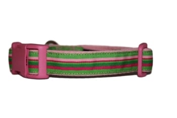 Pink & Green Candy Stripes