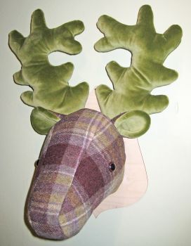 Large Stags Head -  Highland Heather