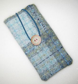  Tweed  - Turquoise  with Liberty Lodden Glasses Case