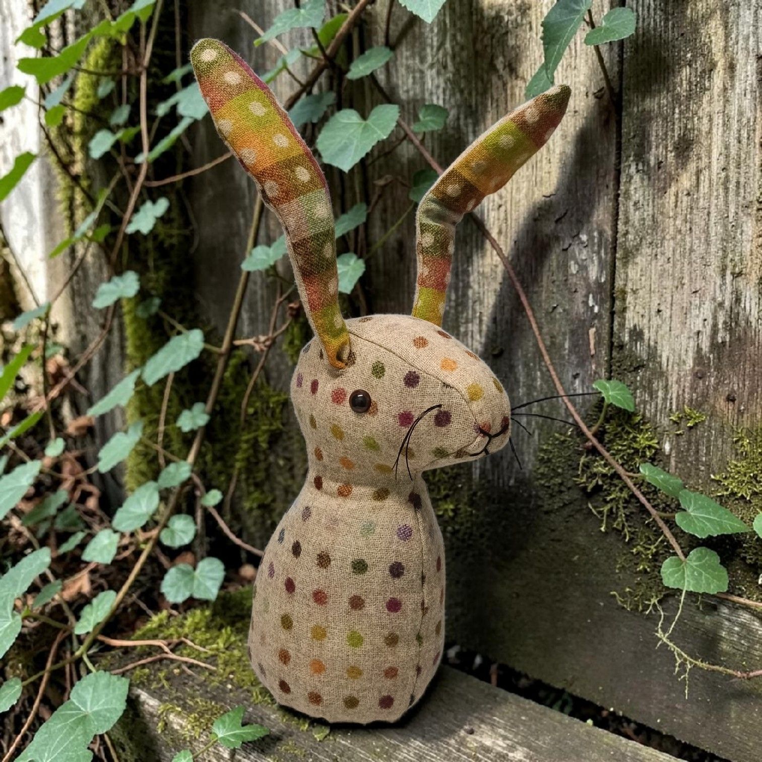 large hare doorstop abraham moon fabric cloth dolly crafts