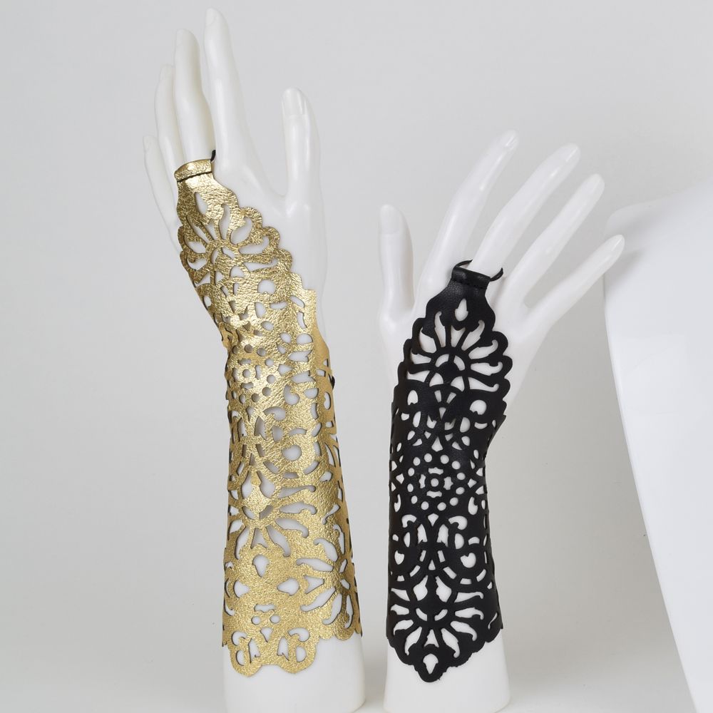Gauntlets/ decorative fingerless gloves