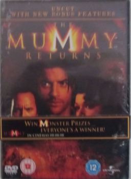 The Mummy Returns  (Uncut With Bonus Features)  2001 DVD Region 2,4