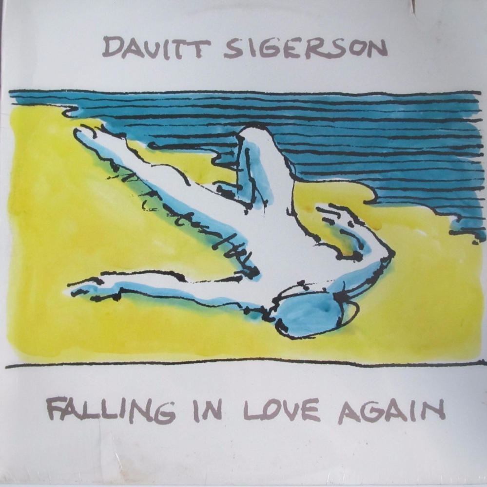 Davitt Sigerson    Falling In Love Again  1984 U.S.A. Import Vinyl LP 