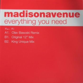 Madison Avenue   Everything You Need   2000 12" Vinyl Single