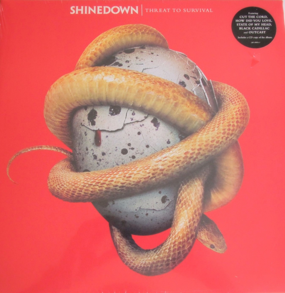 Shinedown   Threat To Survival    2015 Vinyl LP Includes A CD Copy Of The A