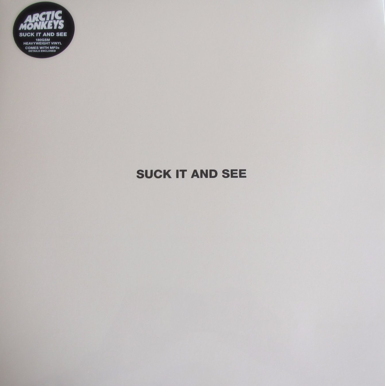 Arctic Monkeys Suck It And see 180 Gram LP Heavyweight Vinyl Record +Mp3 Download Arctic Monkeys Suck It And see 180 Gram LP Heavyweight Vinyl Record +Mp3 Download